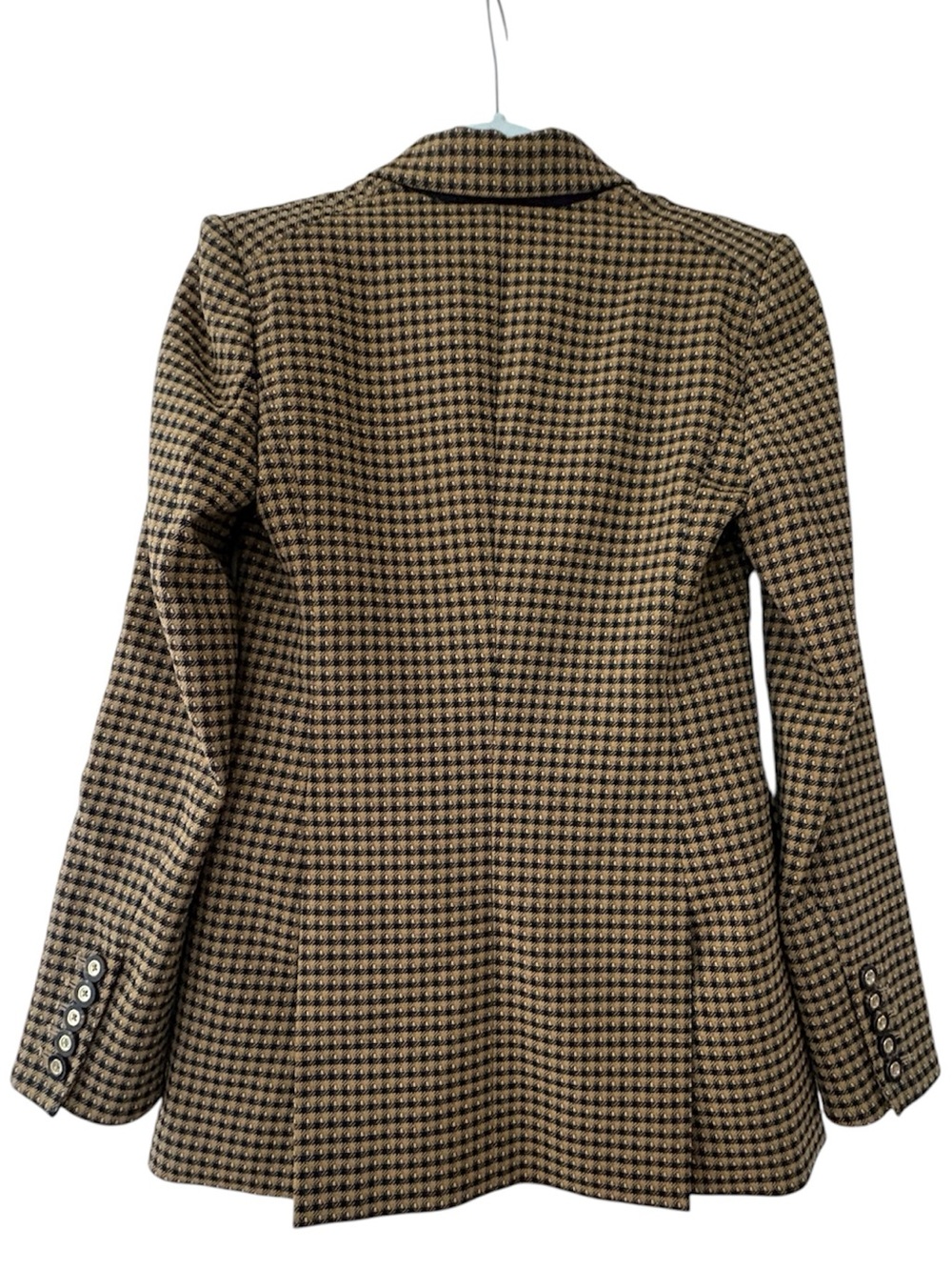 Veronica Beard Dickey Plaid Double-Breasted Fortuna Blazer Jacket - Picture 7 of 9
